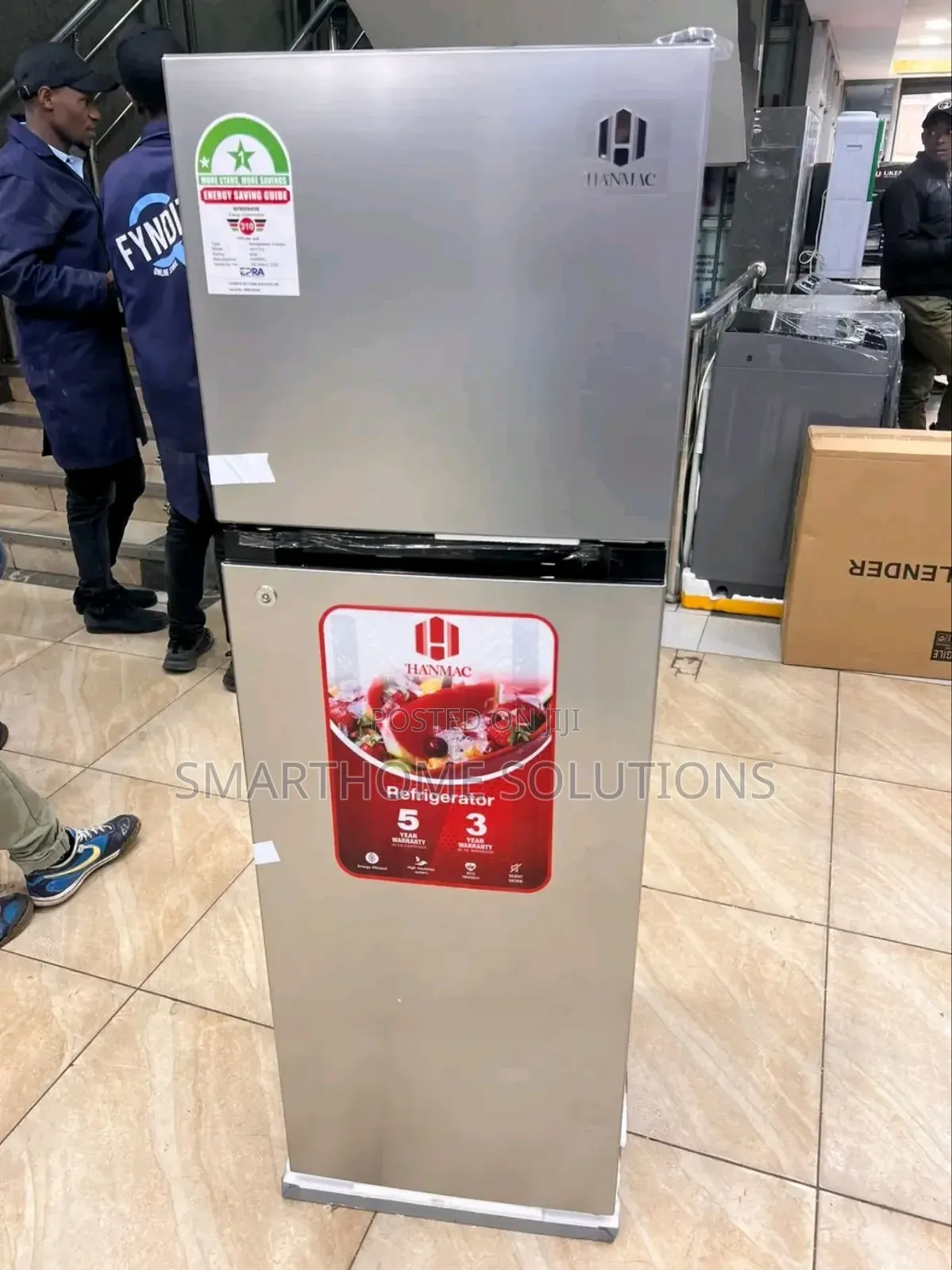 Hanmac 173l Fridge – Energy Efficient Double Door