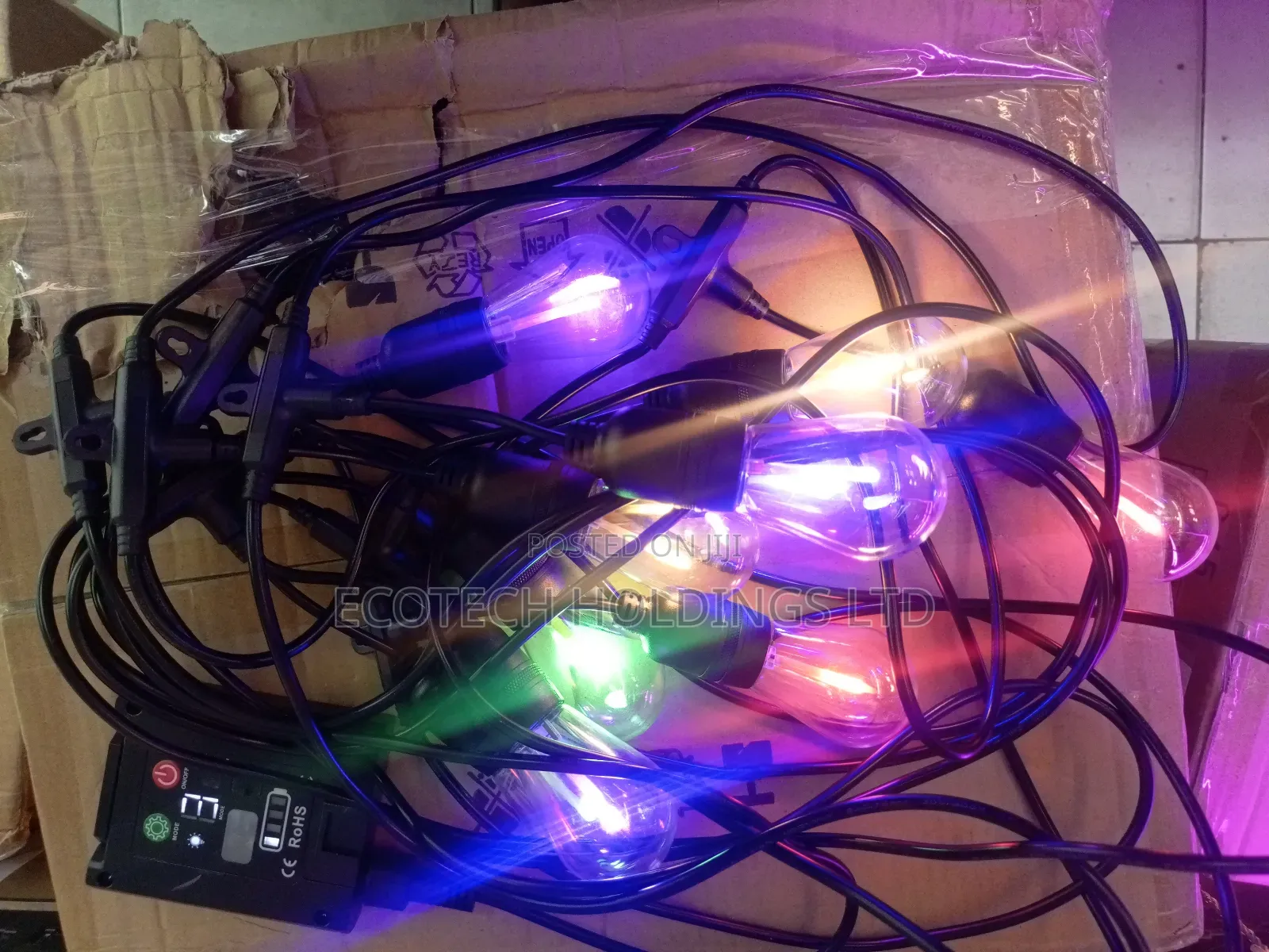 10mtrs 10 Bulbs Multicolor String Lights