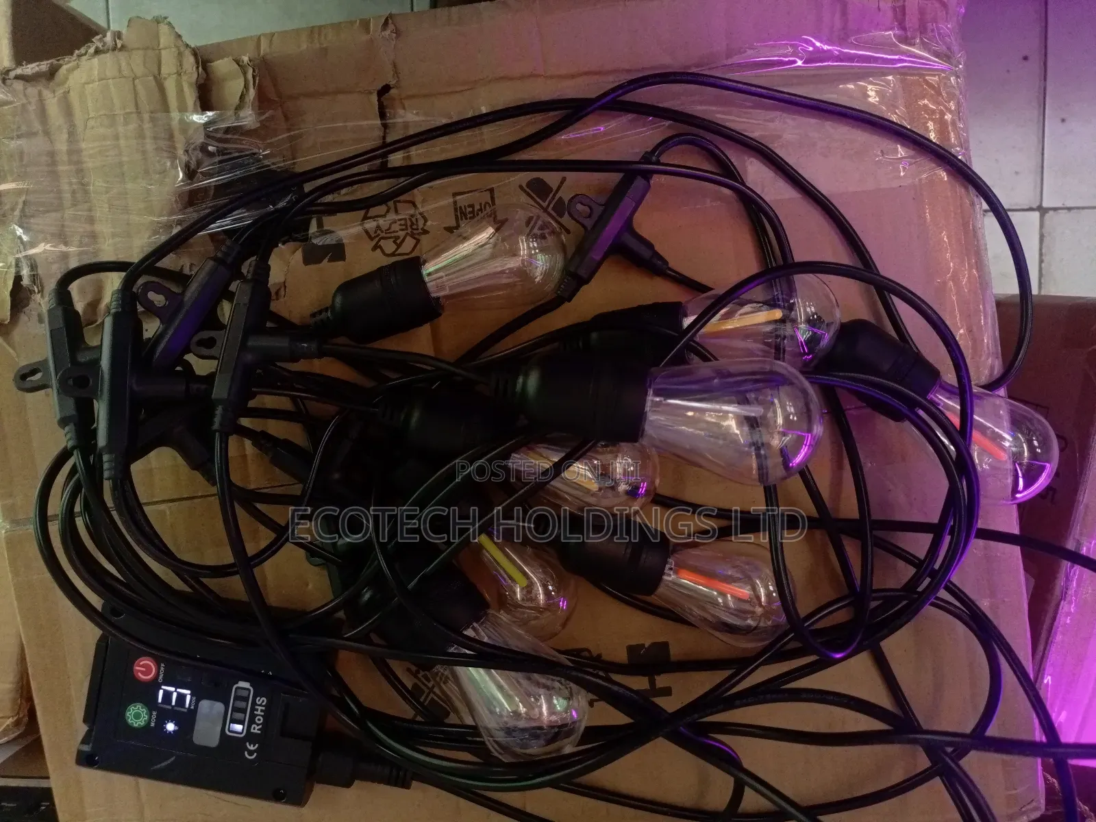 10mtrs 10 Bulbs Multicolor String Lights