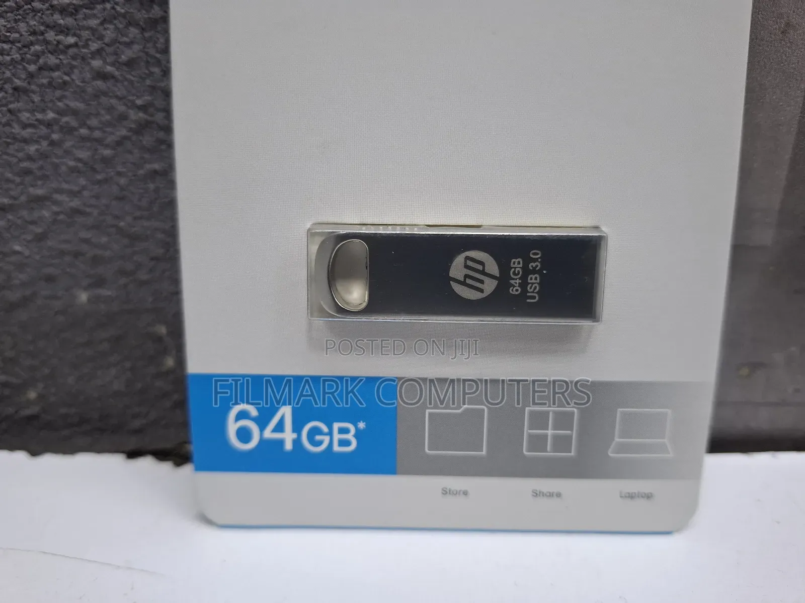 Hp V206w 64gb Usb (2.0) Pen Drive (Anti-slip Grip, Silver) Flash Drive