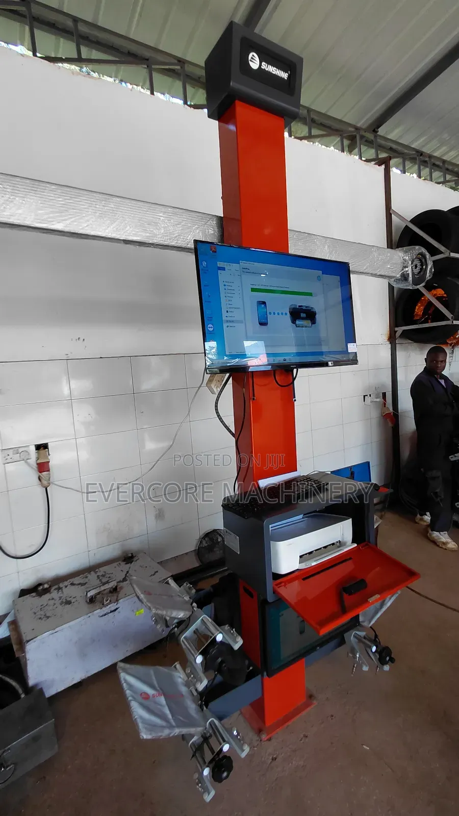 S-M5 3d Computerized Wheel Alignment Machine Brand New Latest.