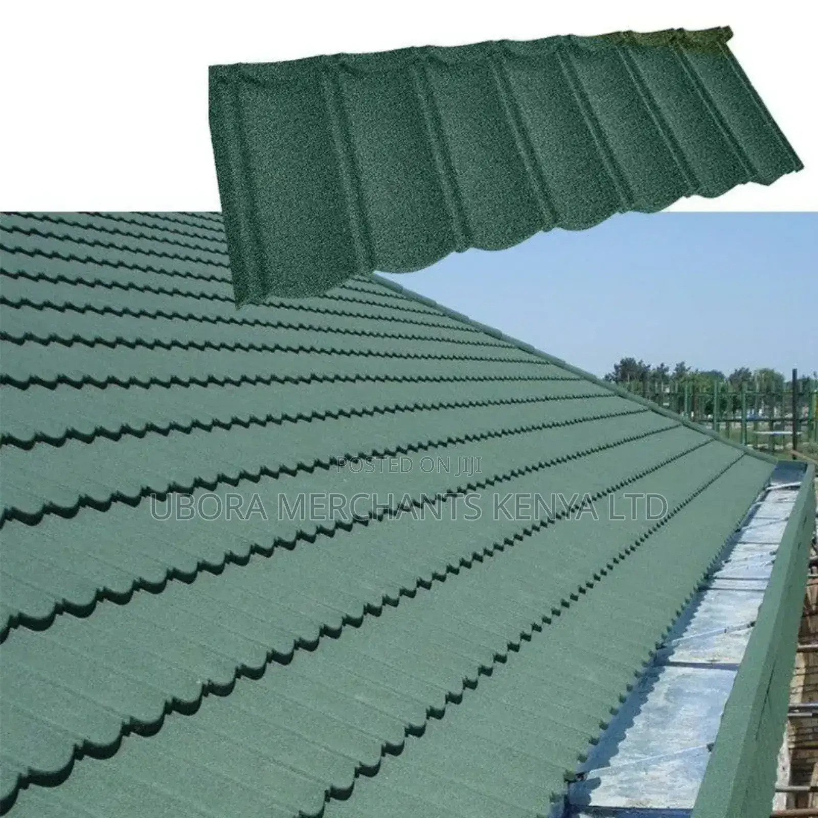 Green Stone Coated Roofing Sheets