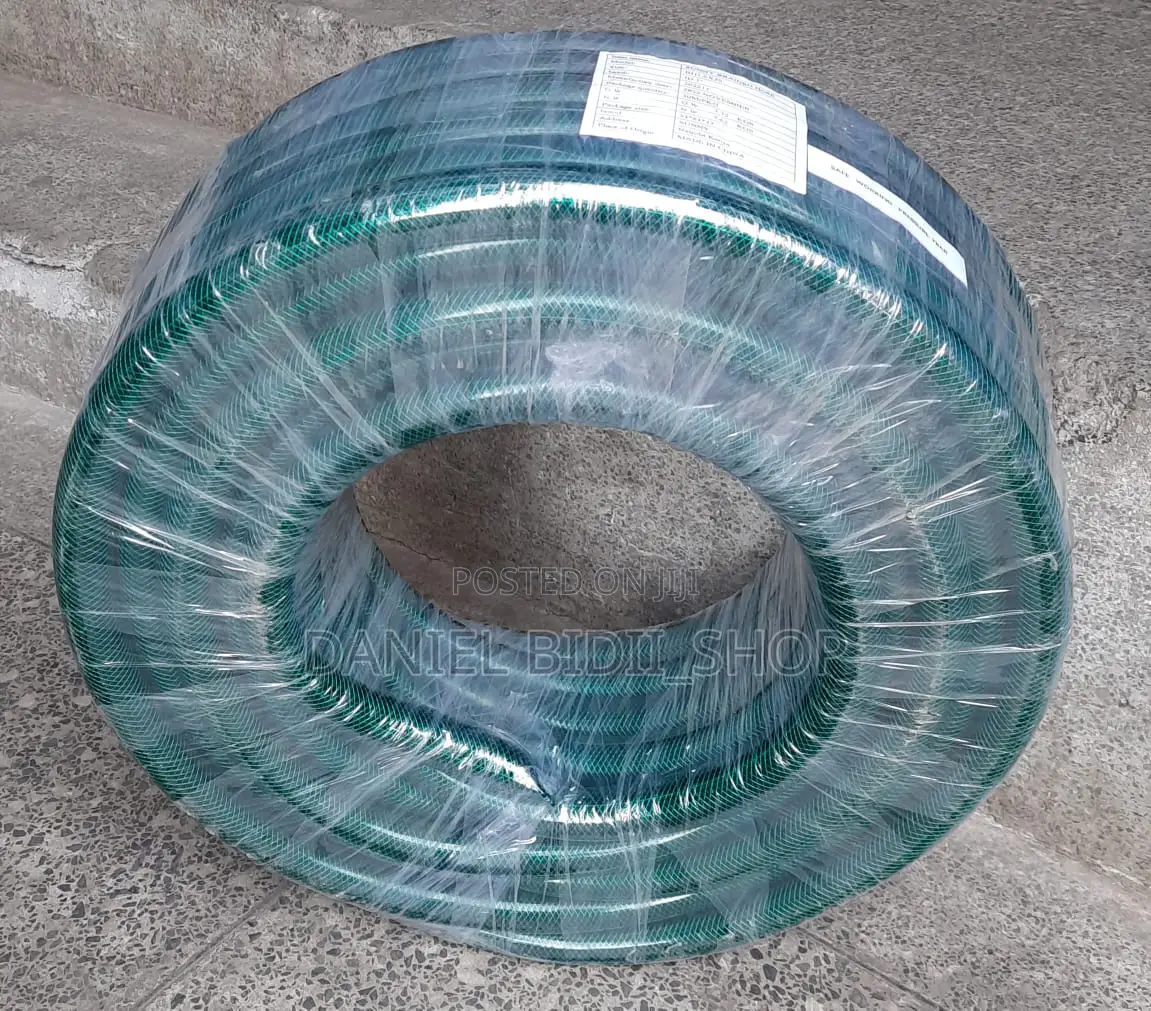 Green Braided Hose Pipe-1/2 Inches By 30 Metres