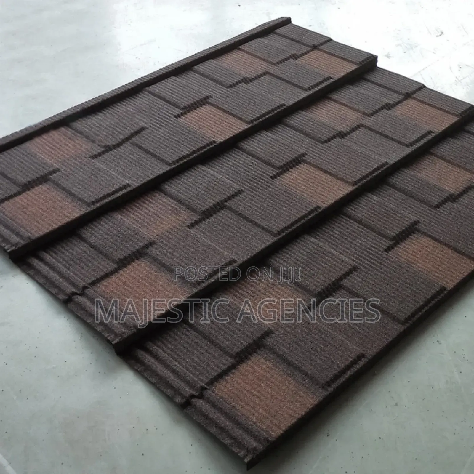 Coffee Brown Shingles Roofing Tiles