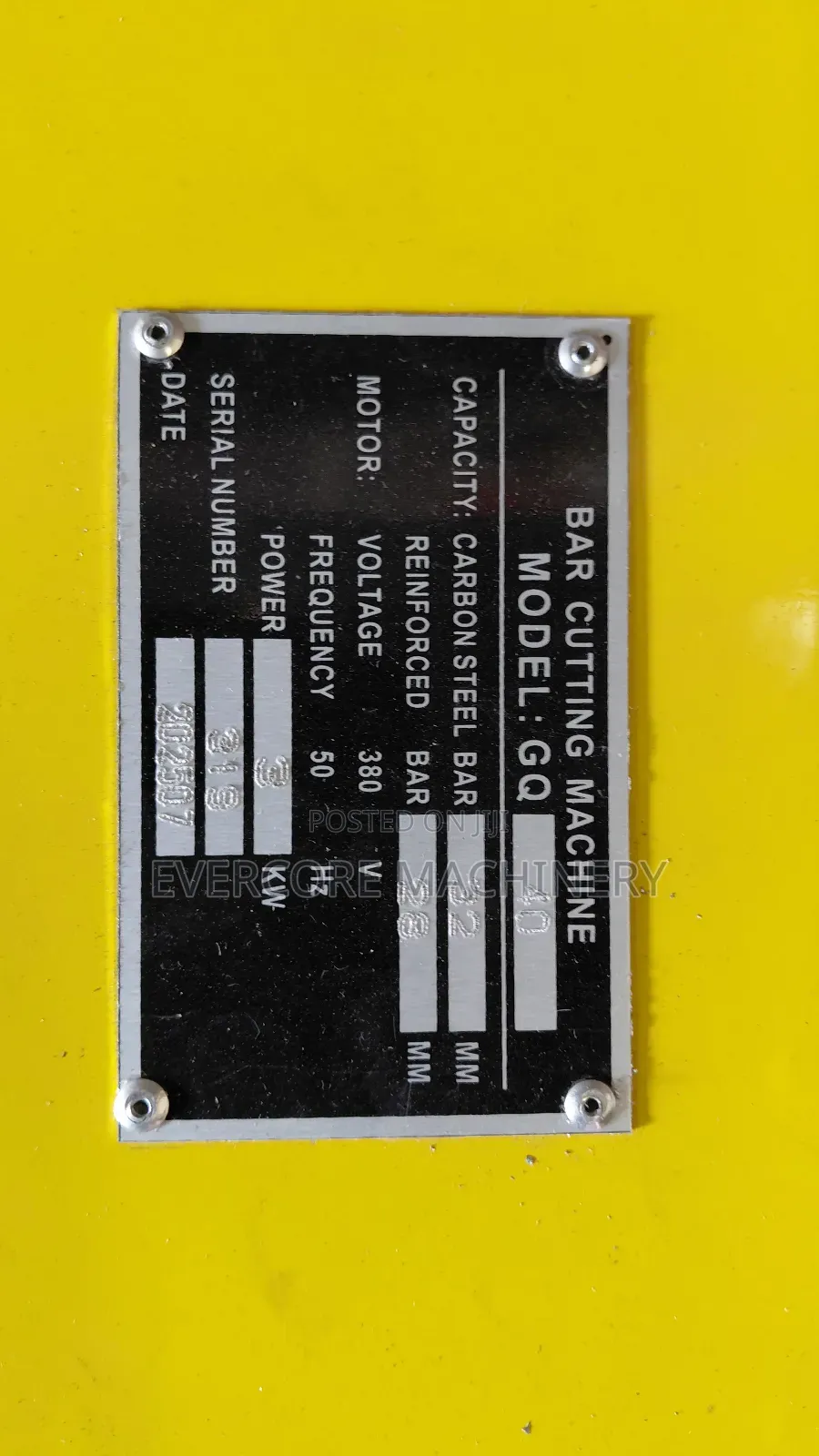 Heavy Duty Bar Cutting Machine Gq40 Electric.