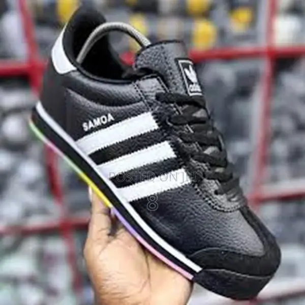 Adidas Samoa Men’S Sneakers – Black White Classic