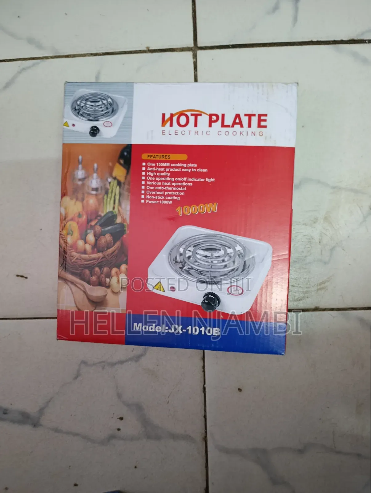 Hotplate Electric Cooker 1000watts