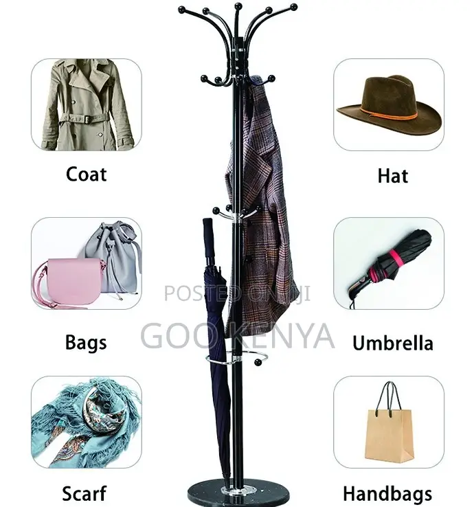 Home/0ffice Hanger; Heavy-Duty Metal Hanger for Bags and Clothes