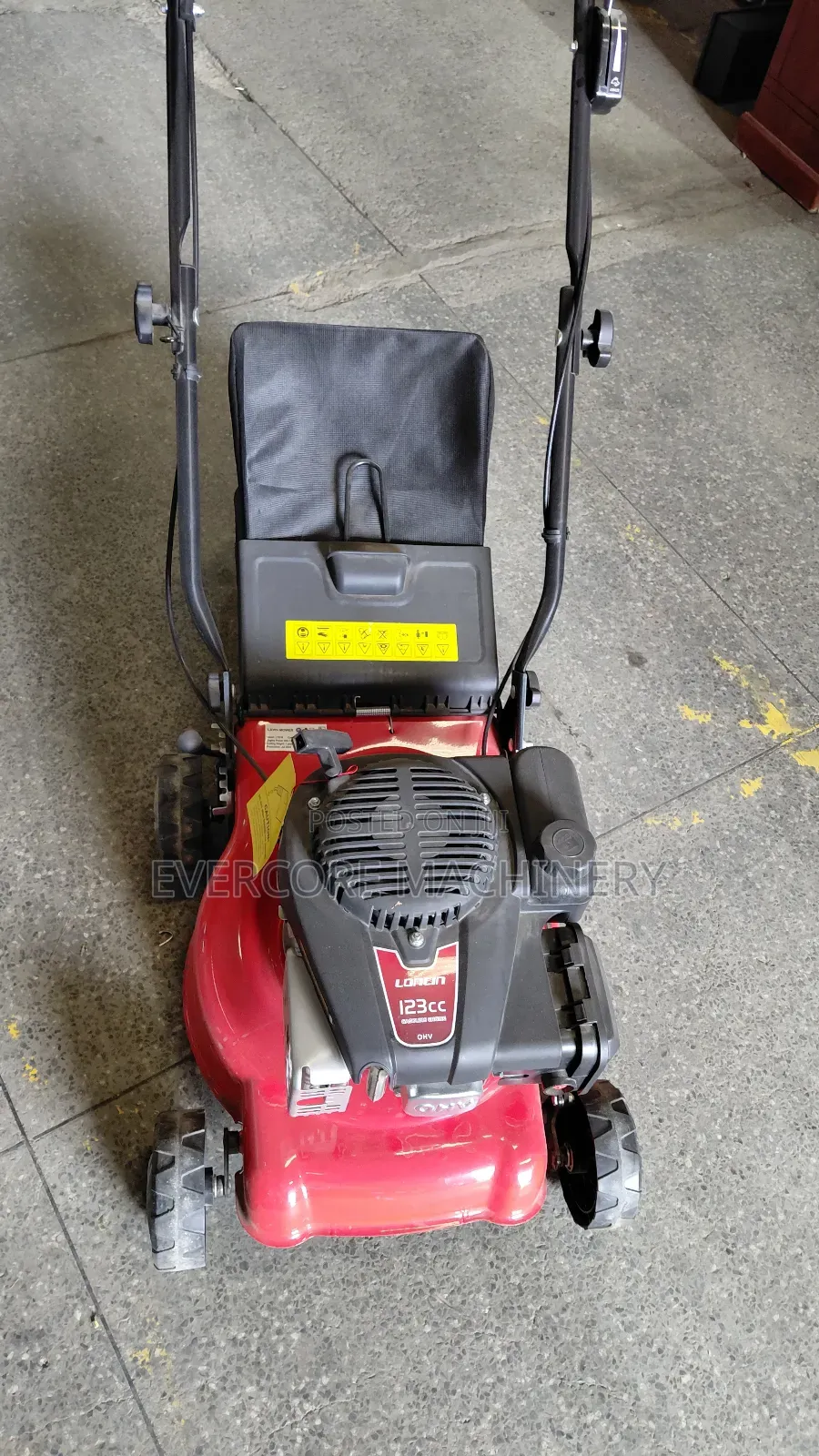 Loncin 123cc Petrol Lawn Mower Machine 16inch Blade.