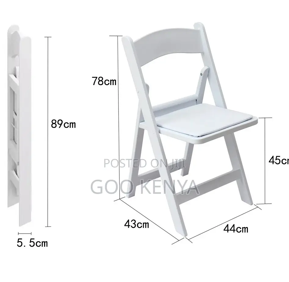 Home Chair; Strong Plastic Folding Chair for Events and Garden