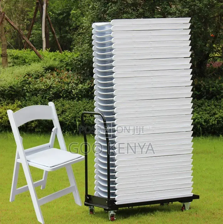 Home Chair; Strong Plastic Folding Chair for Events and Garden