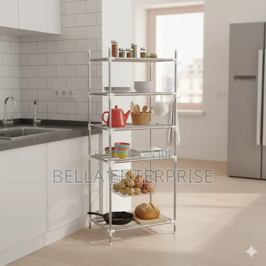 Pot /Storage Rack Steel 5 Layer