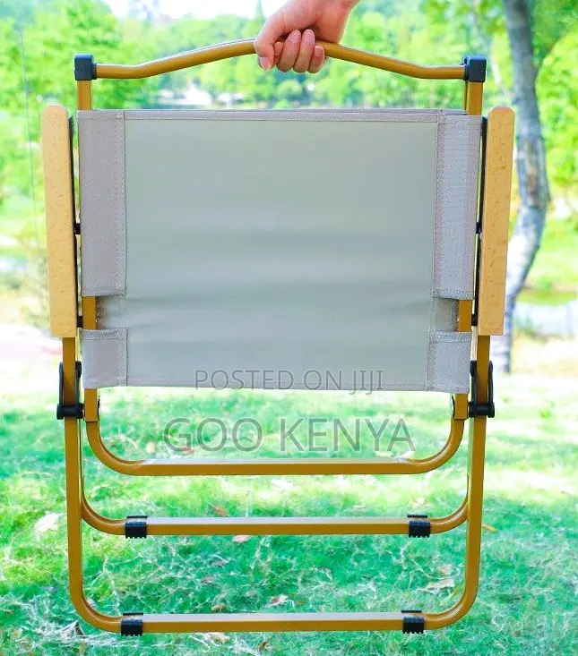 Home Chair; Foldable Camping Chair With Durable Steel Frame and Cloth
