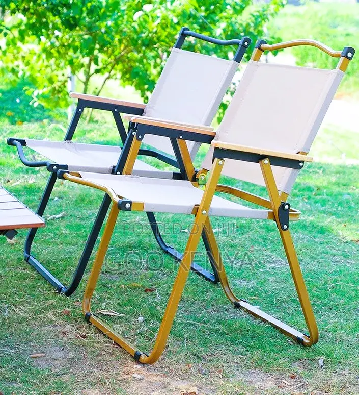 Home Chair; Foldable Camping Chair With Durable Steel Frame and Cloth