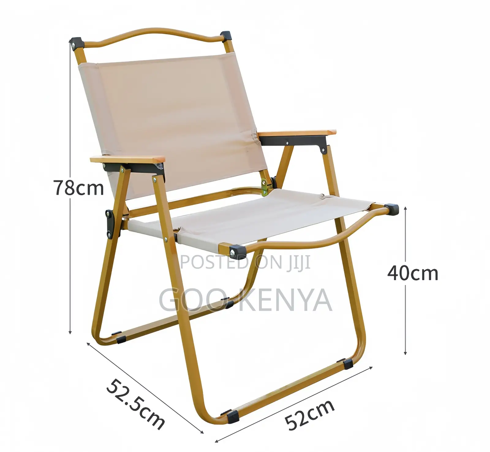 Home Chair; Foldable Camping Chair With Durable Steel Frame and Cloth