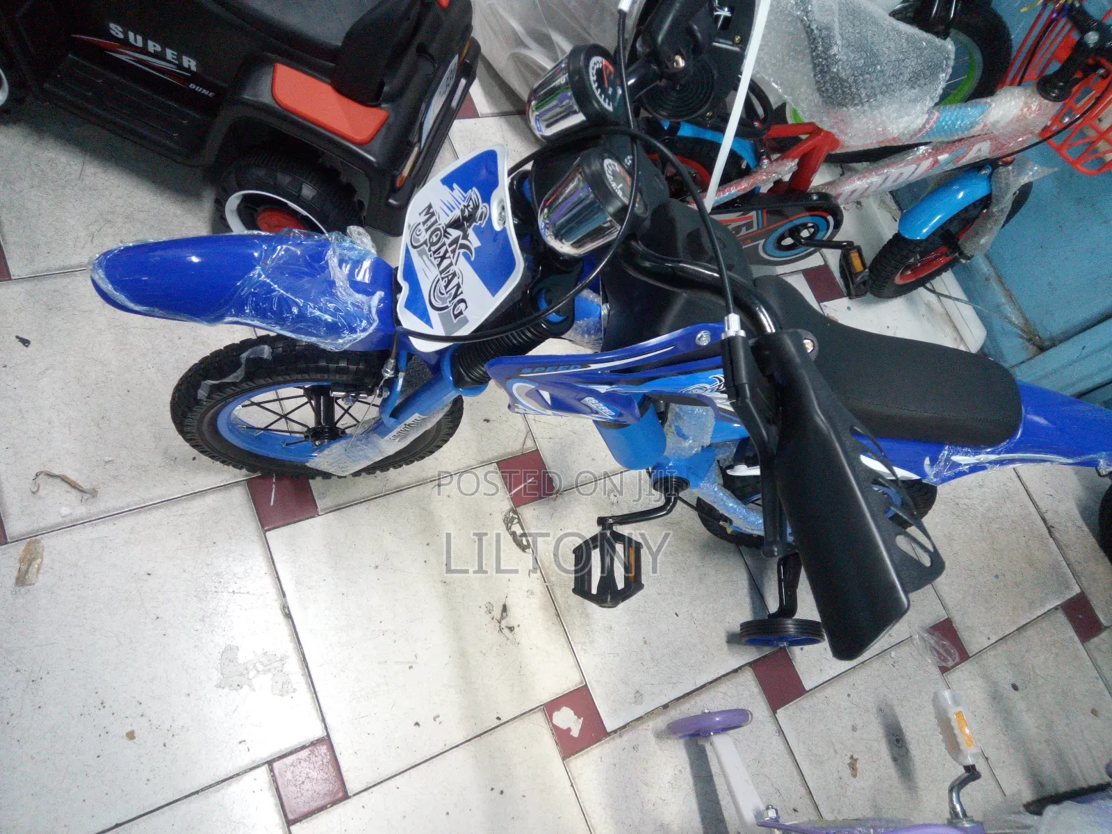 Kids Motorcycle Bicycle Size 12
