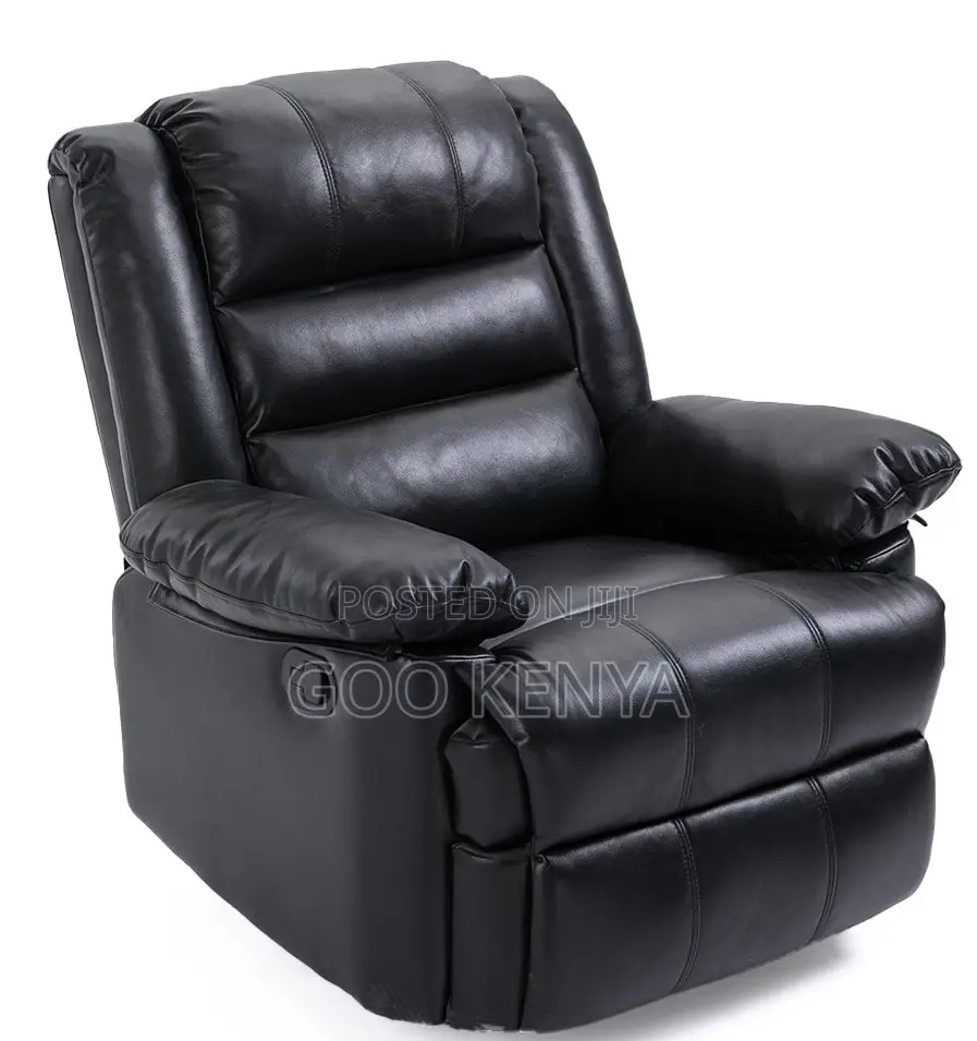 Home Sofa; Modern Single Leather Recliner Sofa for Tv or Home Lounge