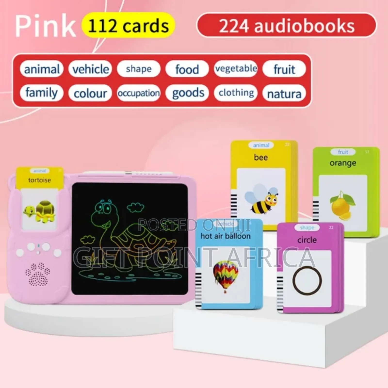 Talking Flashcard With Lcd Writing Pad For Kids