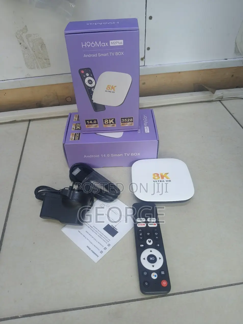H96 Max M2plus Android 14 Rk3528 2gb+16gb