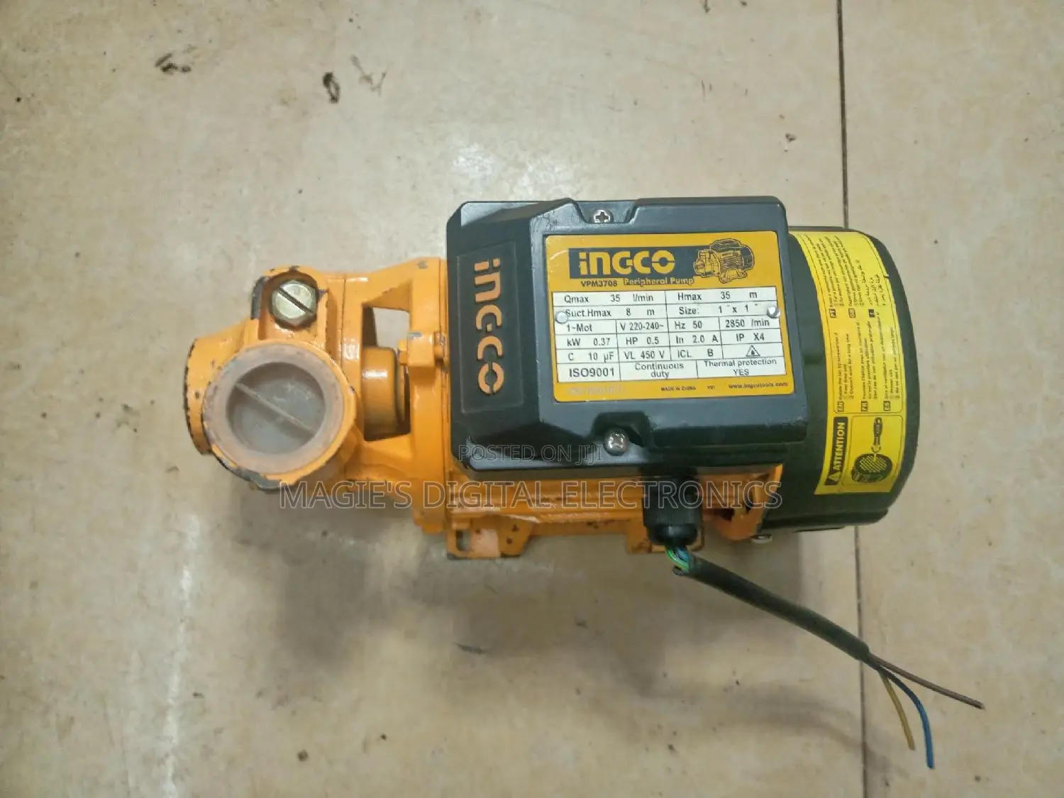 Incco 0.5 Booster Pump.