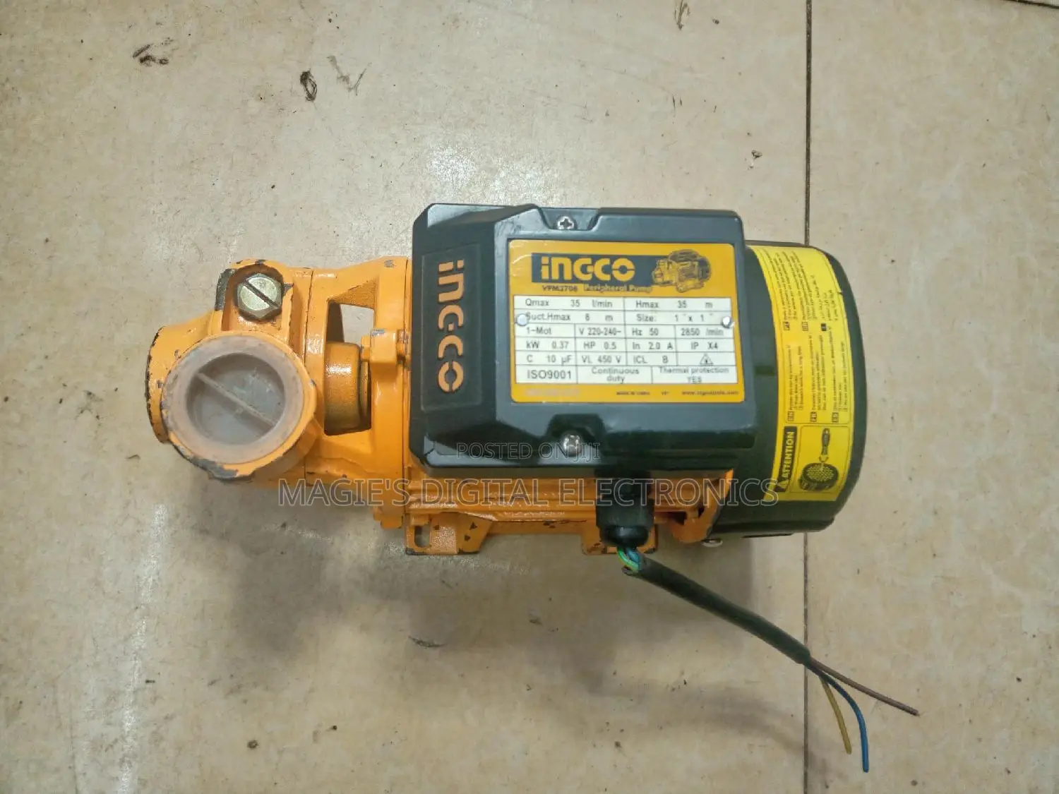 Incco 0.5 Booster Pump.