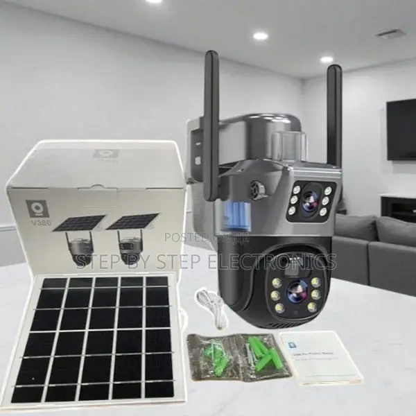 Ai-Powered Dual Lens 4g 1080p Hd Colored Night Vision Solar PTZ Camera