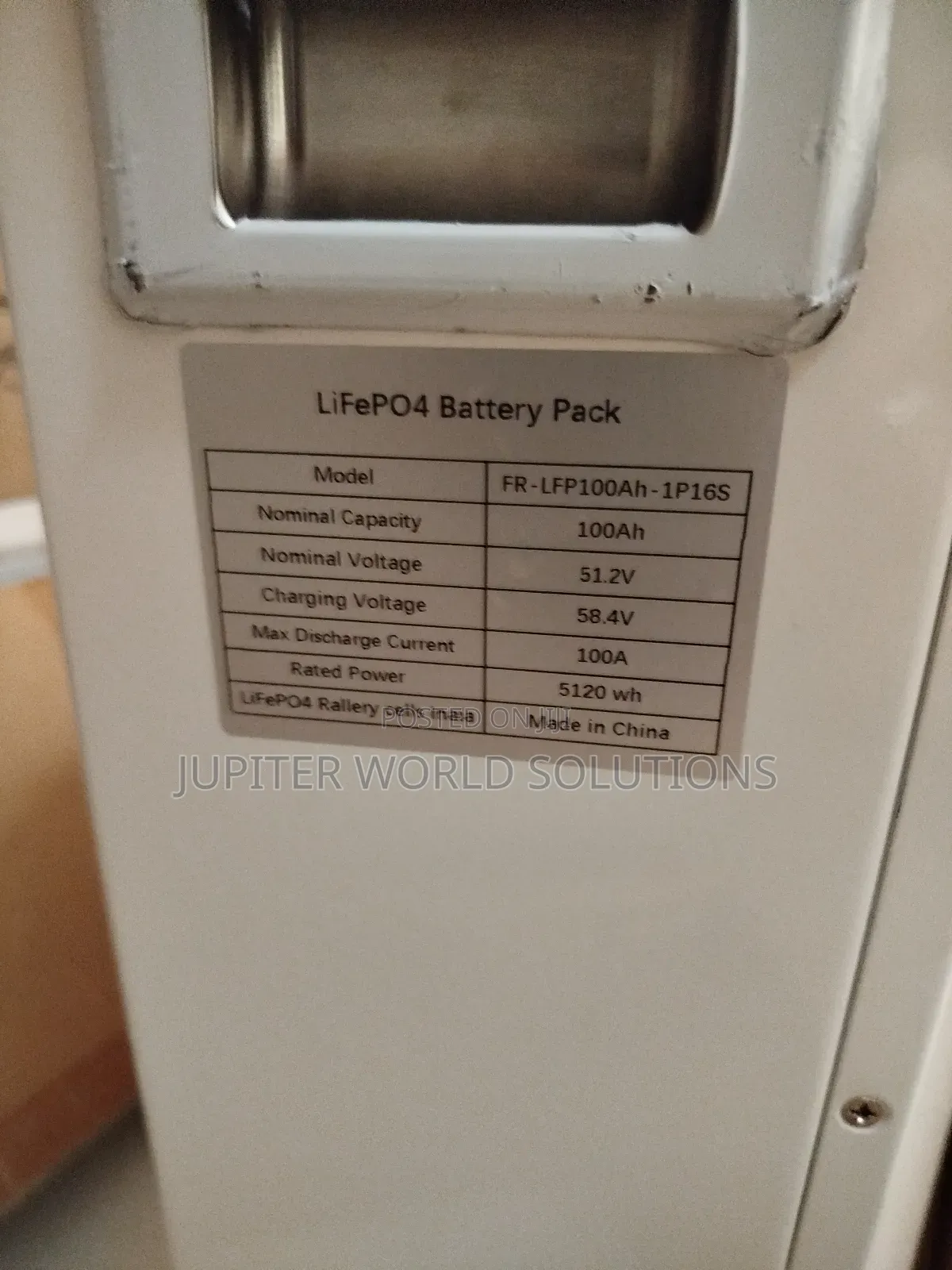 Fengri Lithium Ion Batteries 5.12kw