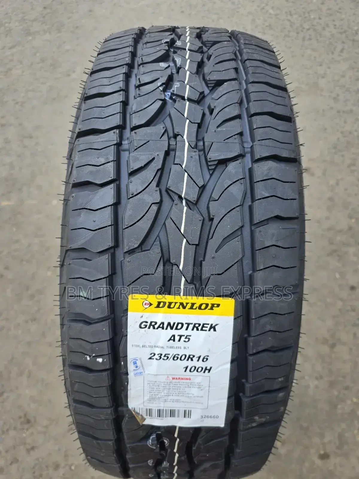 235 /60 R16 Dunlop Tyres (All Terrein)