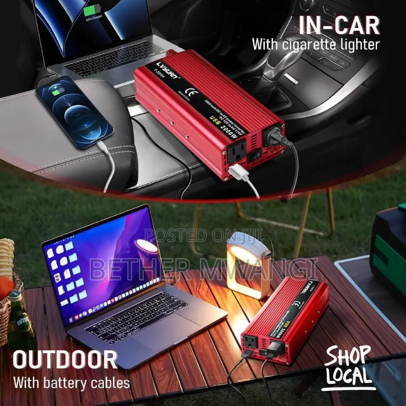1500 Watts Car Power Inverter In Kenya