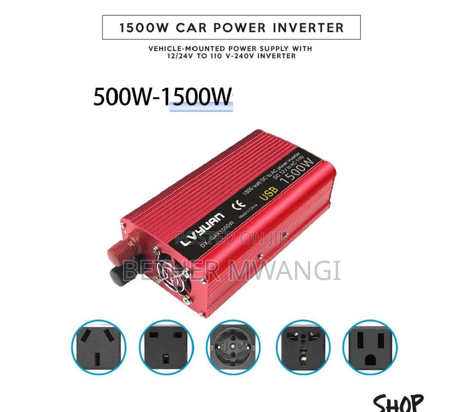 1500 Watts Car Power Inverter In Kenya