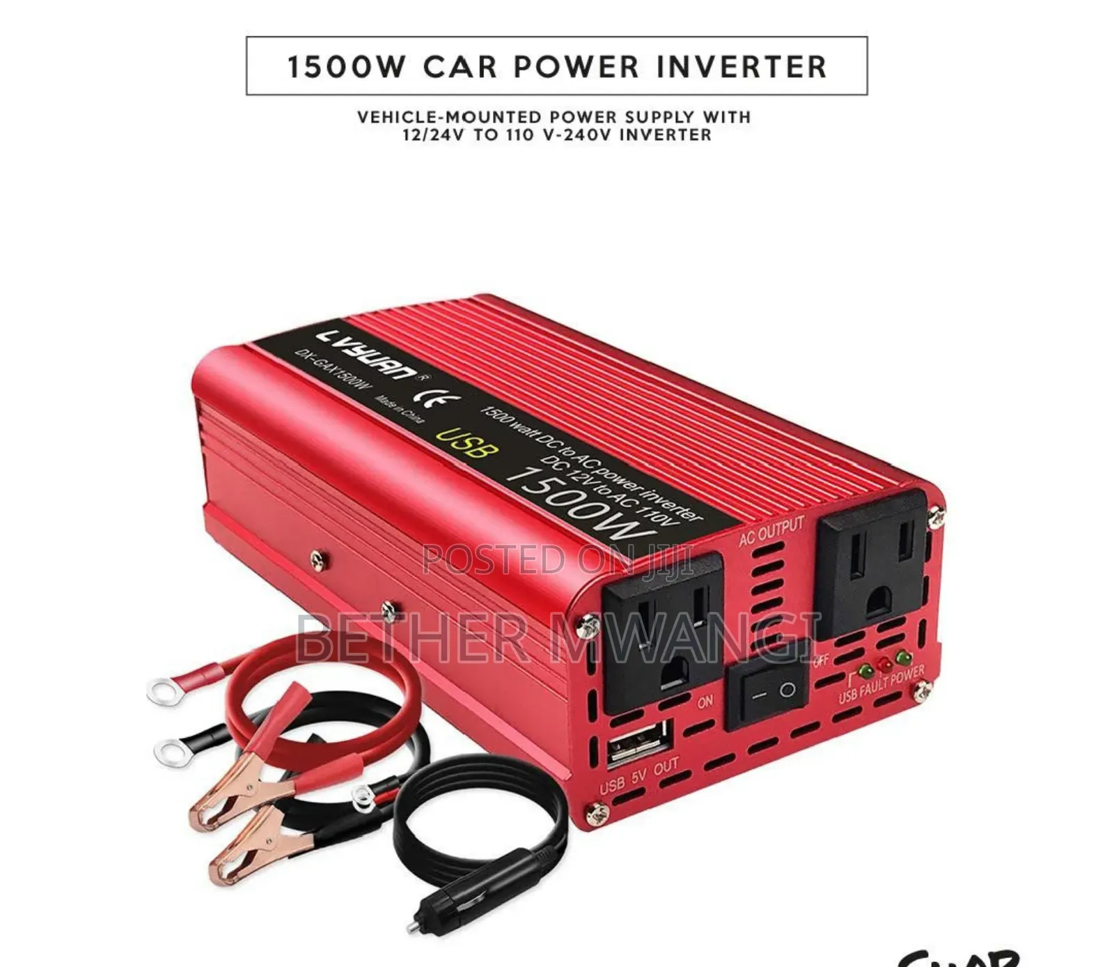 1500 Watts Car Power Inverter In Kenya