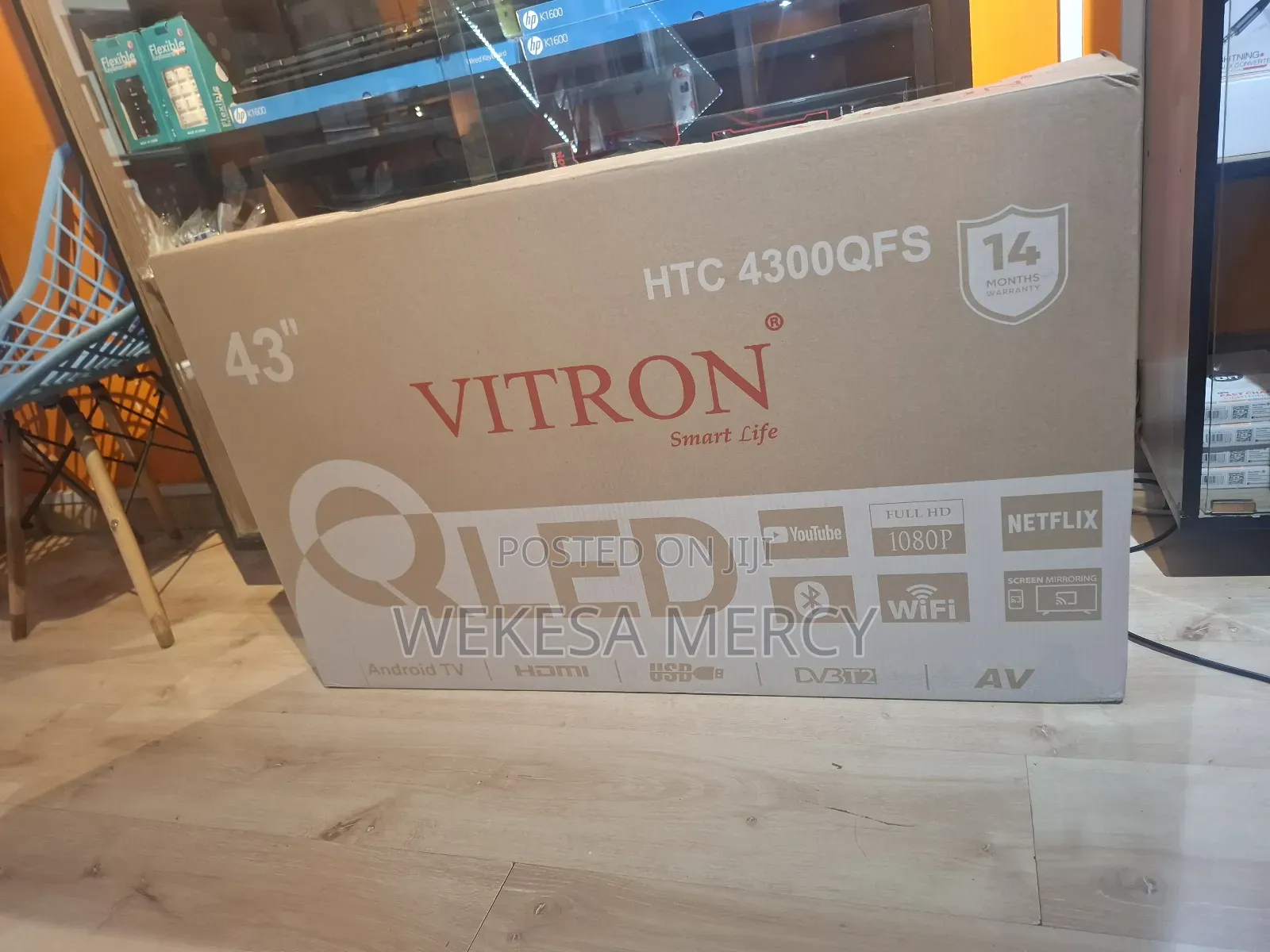 Vitron 43 Inch Qled Smart Tv 4300qfs Full Hd 1080p Youtube Netflix