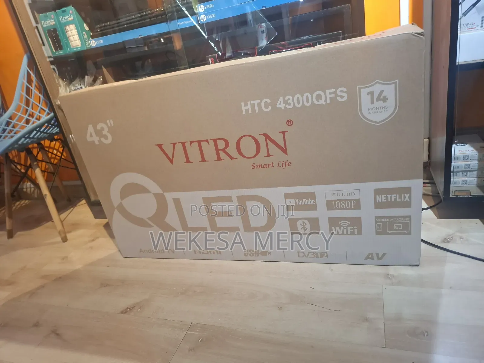 Vitron 43 Inch Qled Smart Tv 4300qfs Full Hd 1080p Youtube Netflix