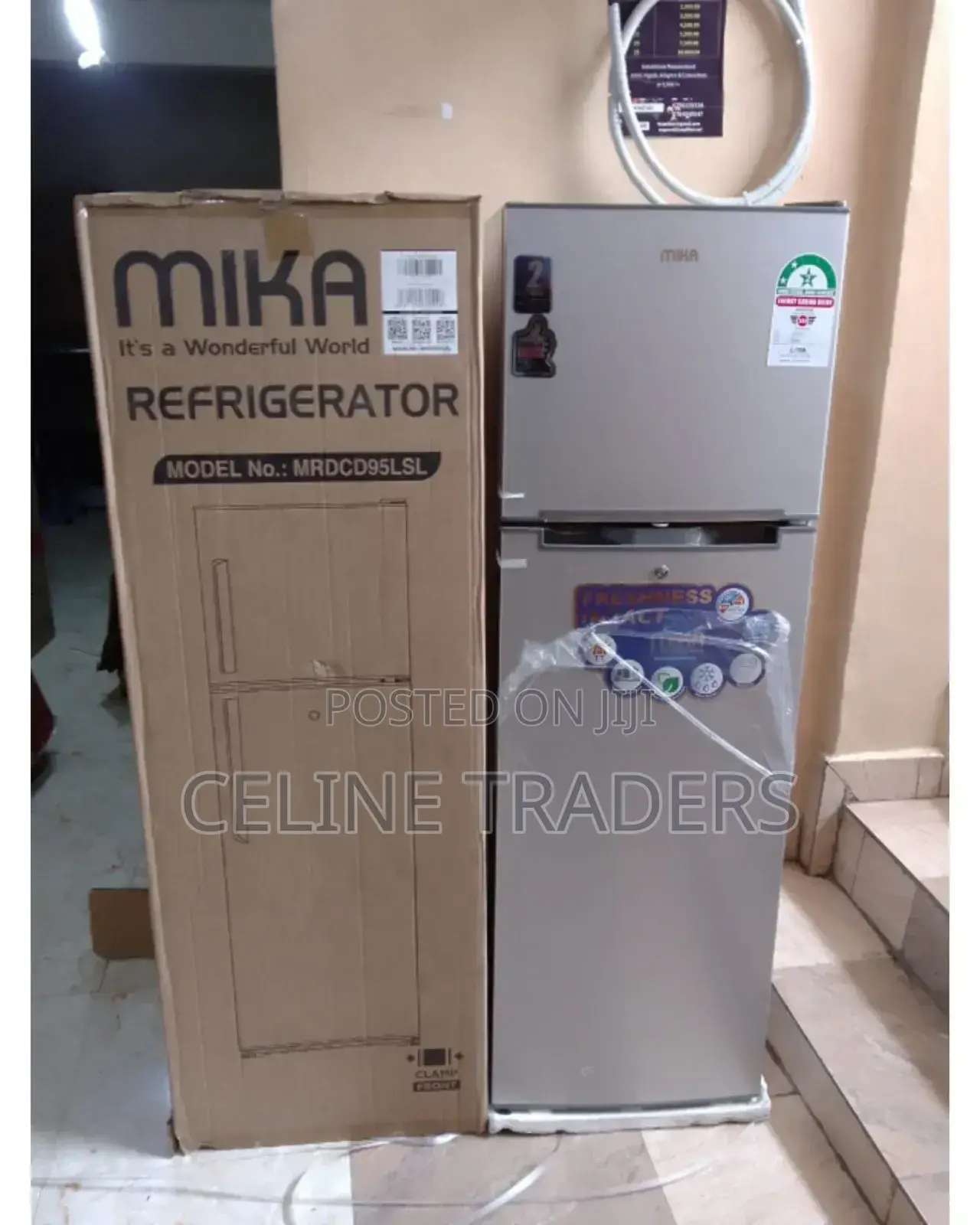 Mika 168 Litres Double Door Refrigerator