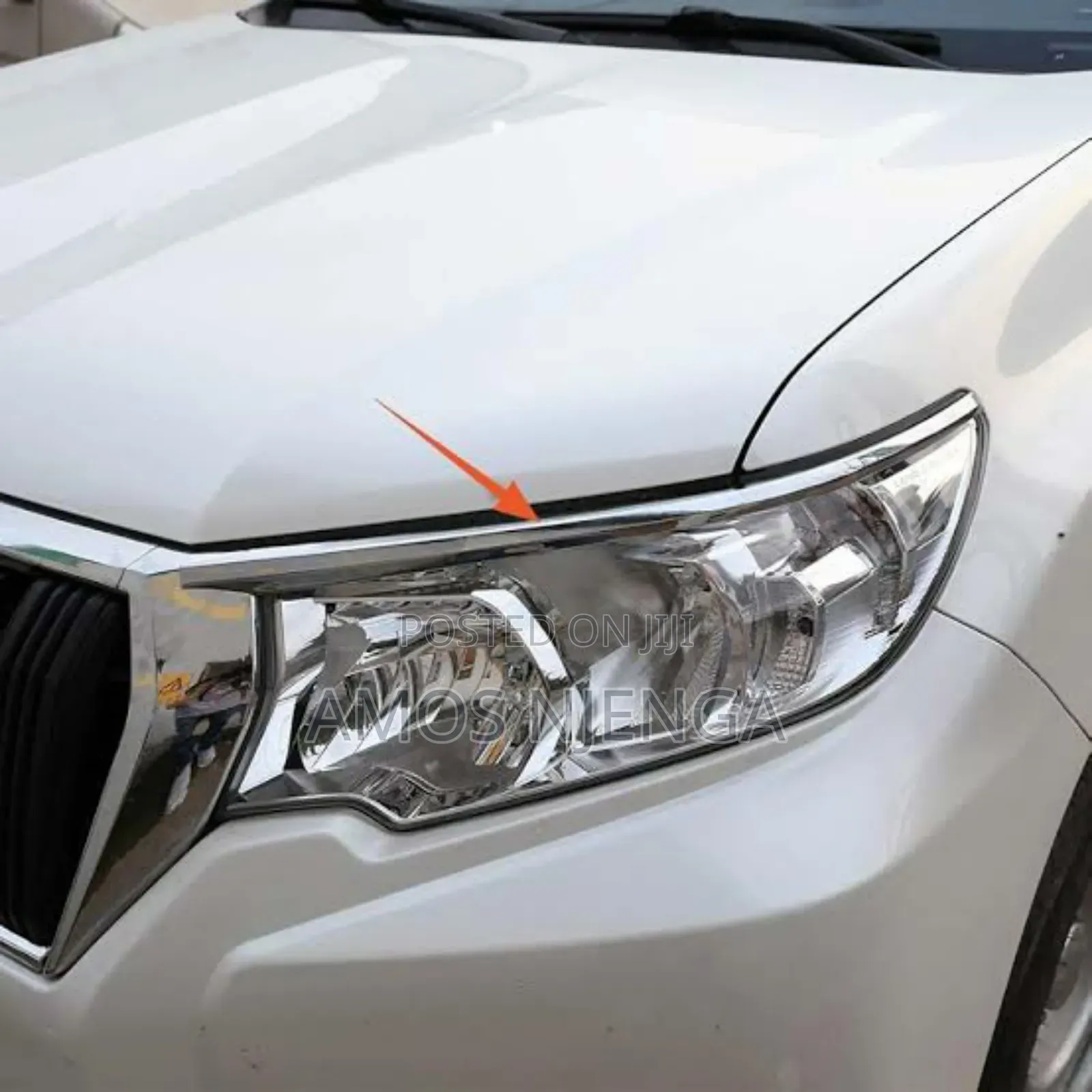 Toyota Land Cruiser Prado Headlight Chrome