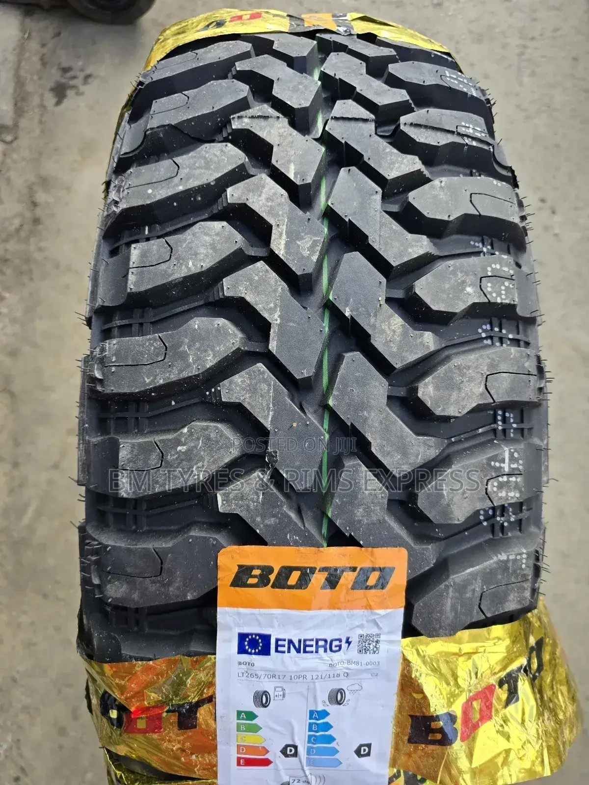 265 /70 R17 Boto (Mud Terrein)