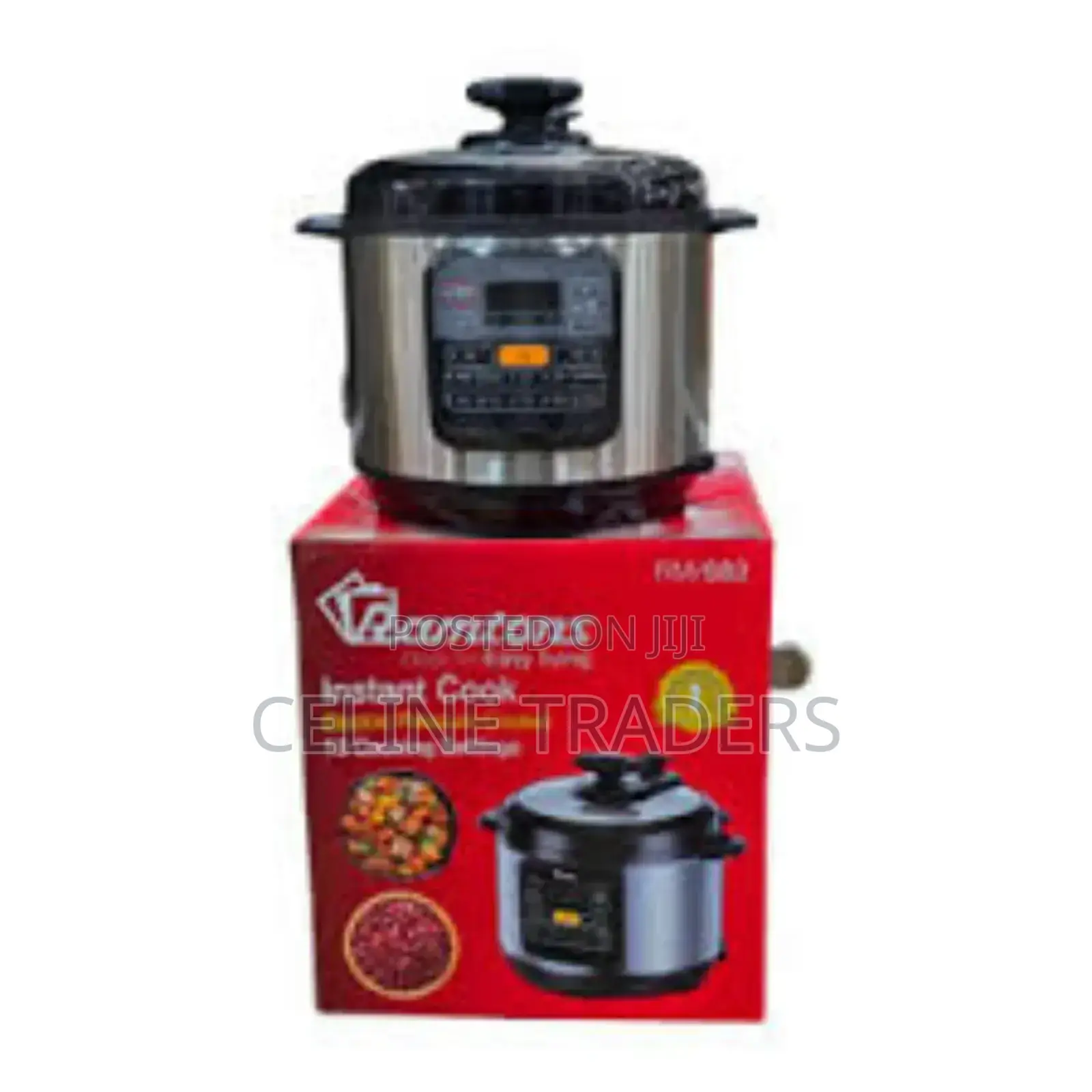 Ramtons Pressure Cooker With Safety Lock Heat-resistant Handles