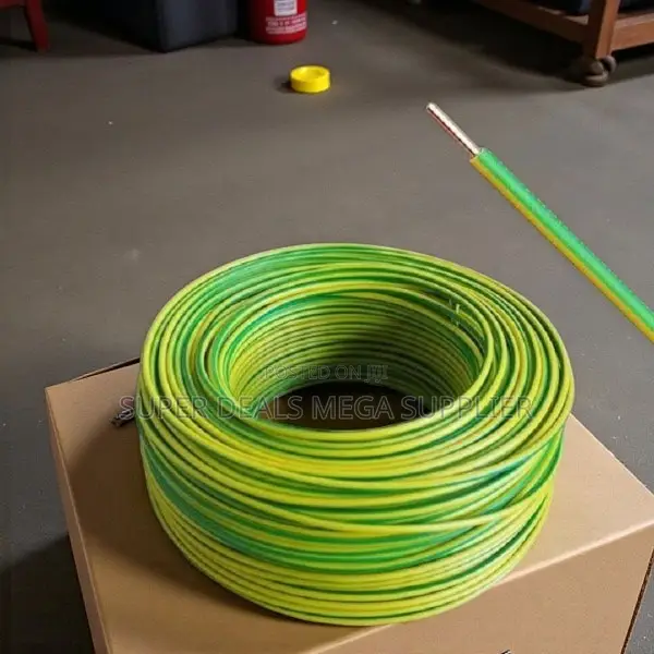 2.5mm Yellow Green PVC Insulated Electrical Wire for Home Wiring