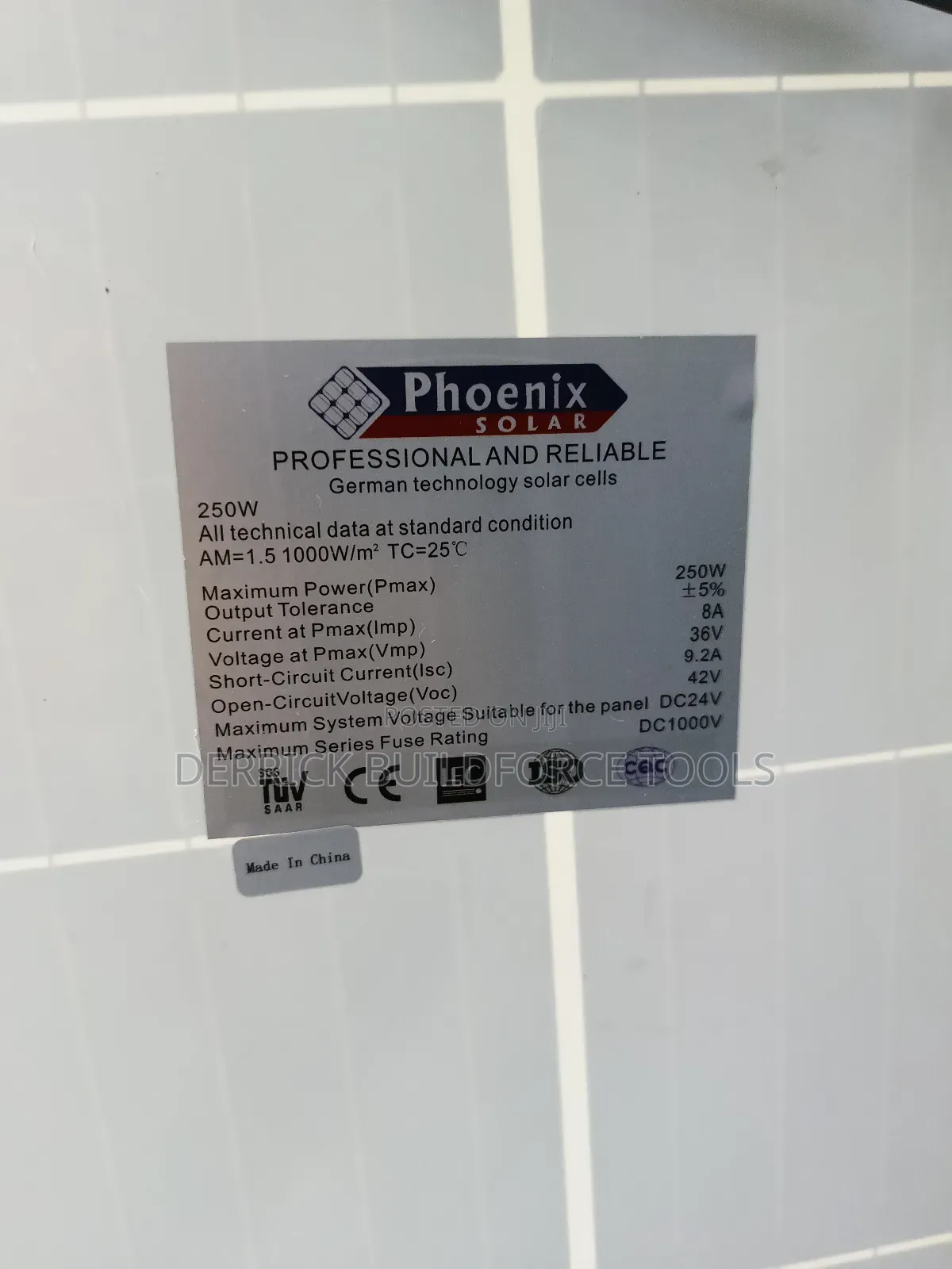 Phoenix 250w Solar Panel