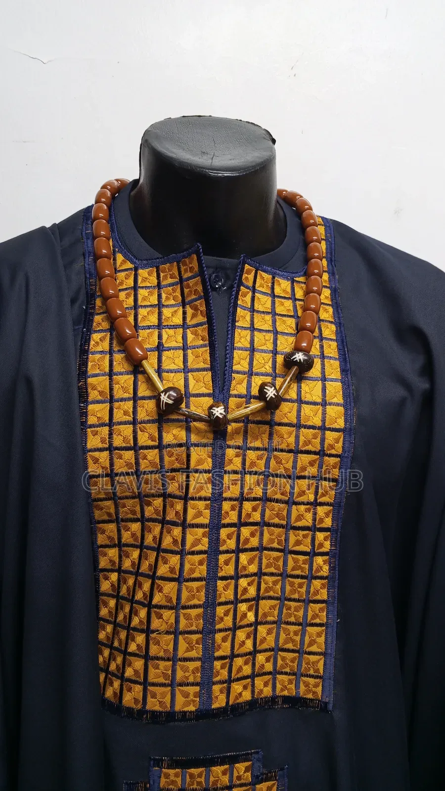 Nigerian Necklaces With Traditional Decorations
