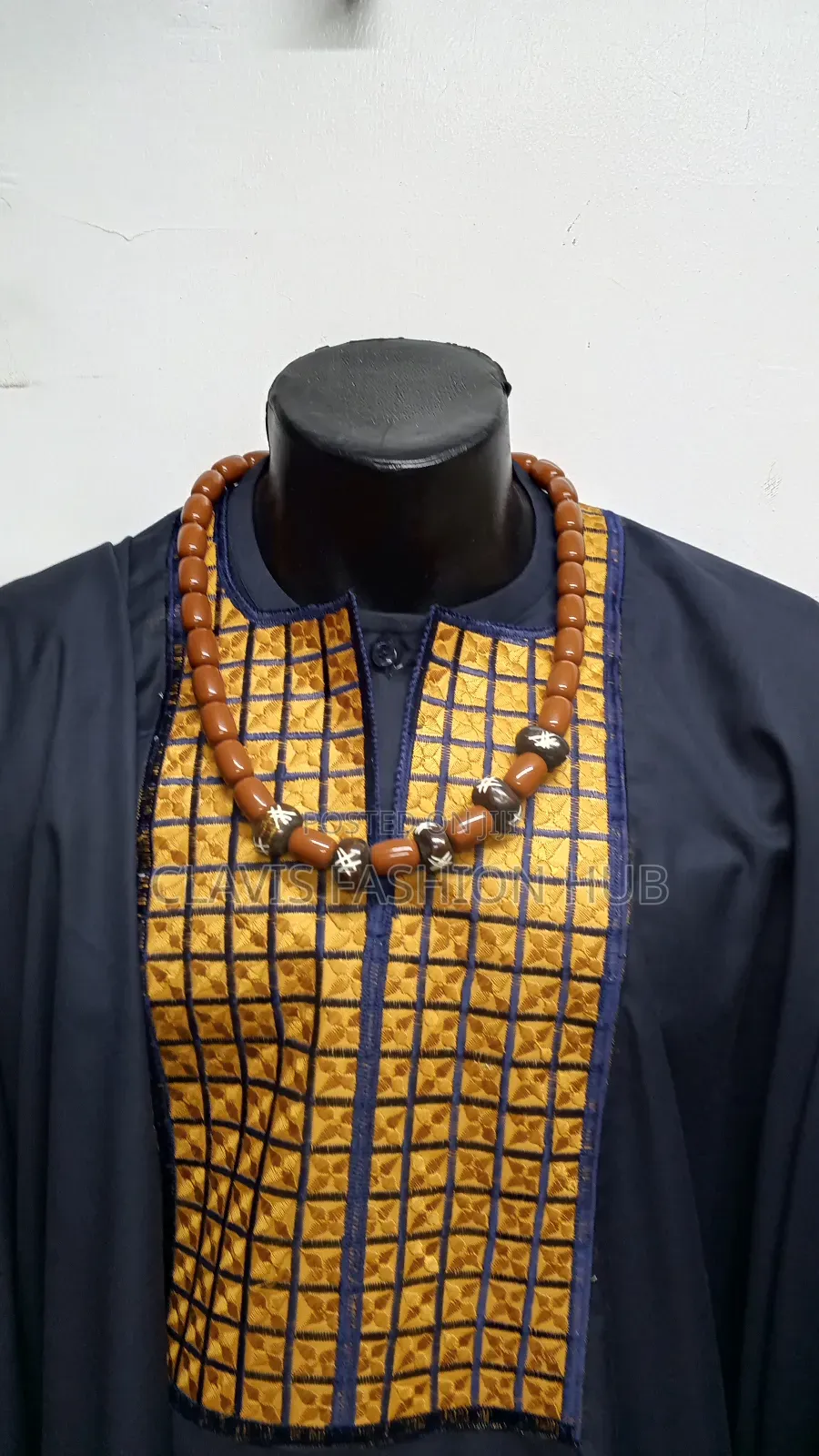 Nigerian Necklaces With Traditional Decorations