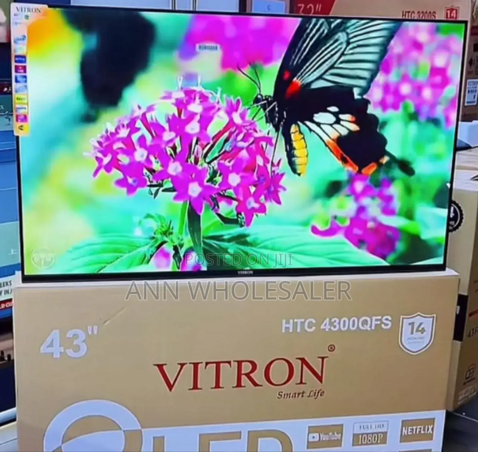 Qled Vitron 43 Inch Smart Android 1080p