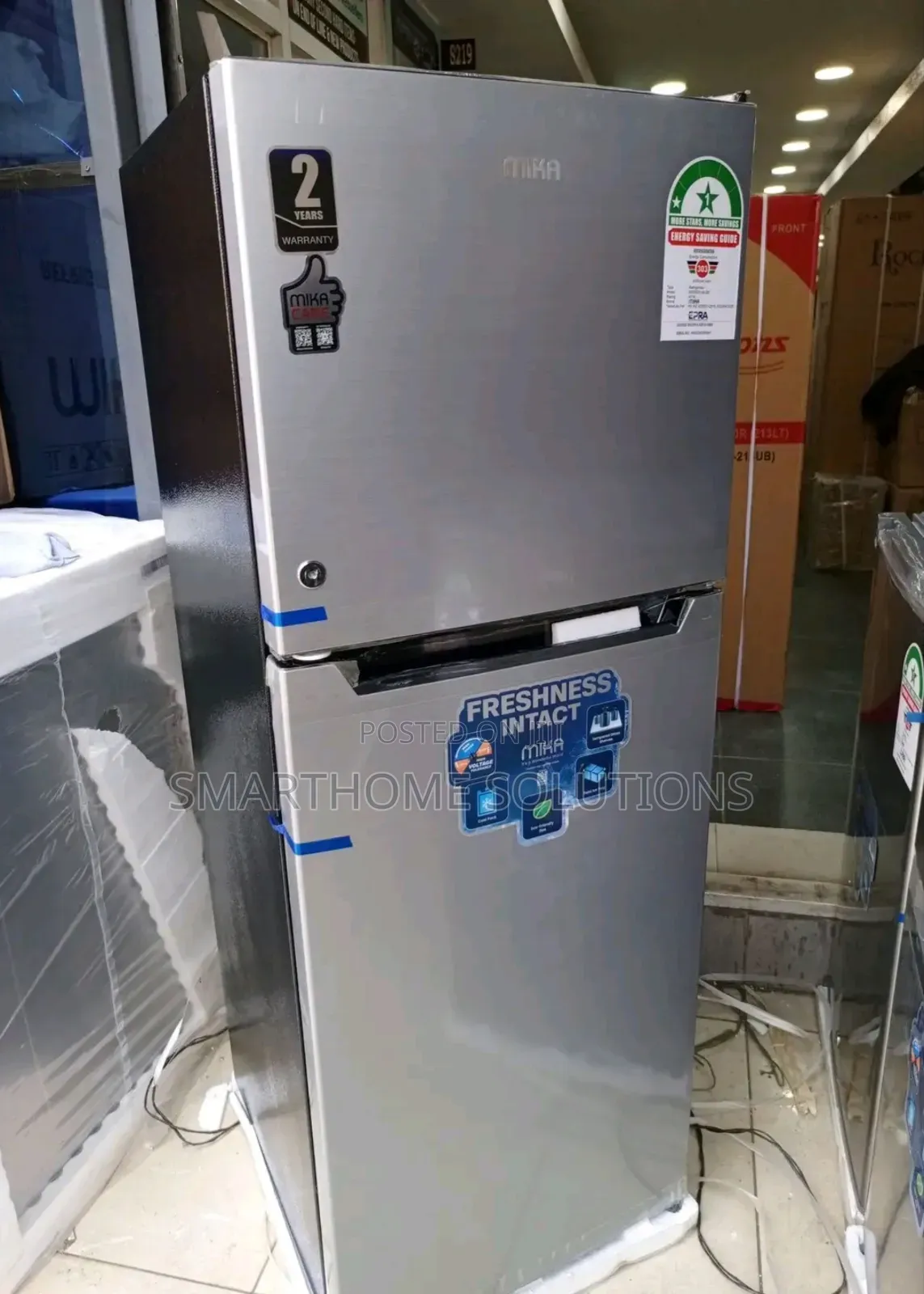 Mika Fridge Double Door 138litres