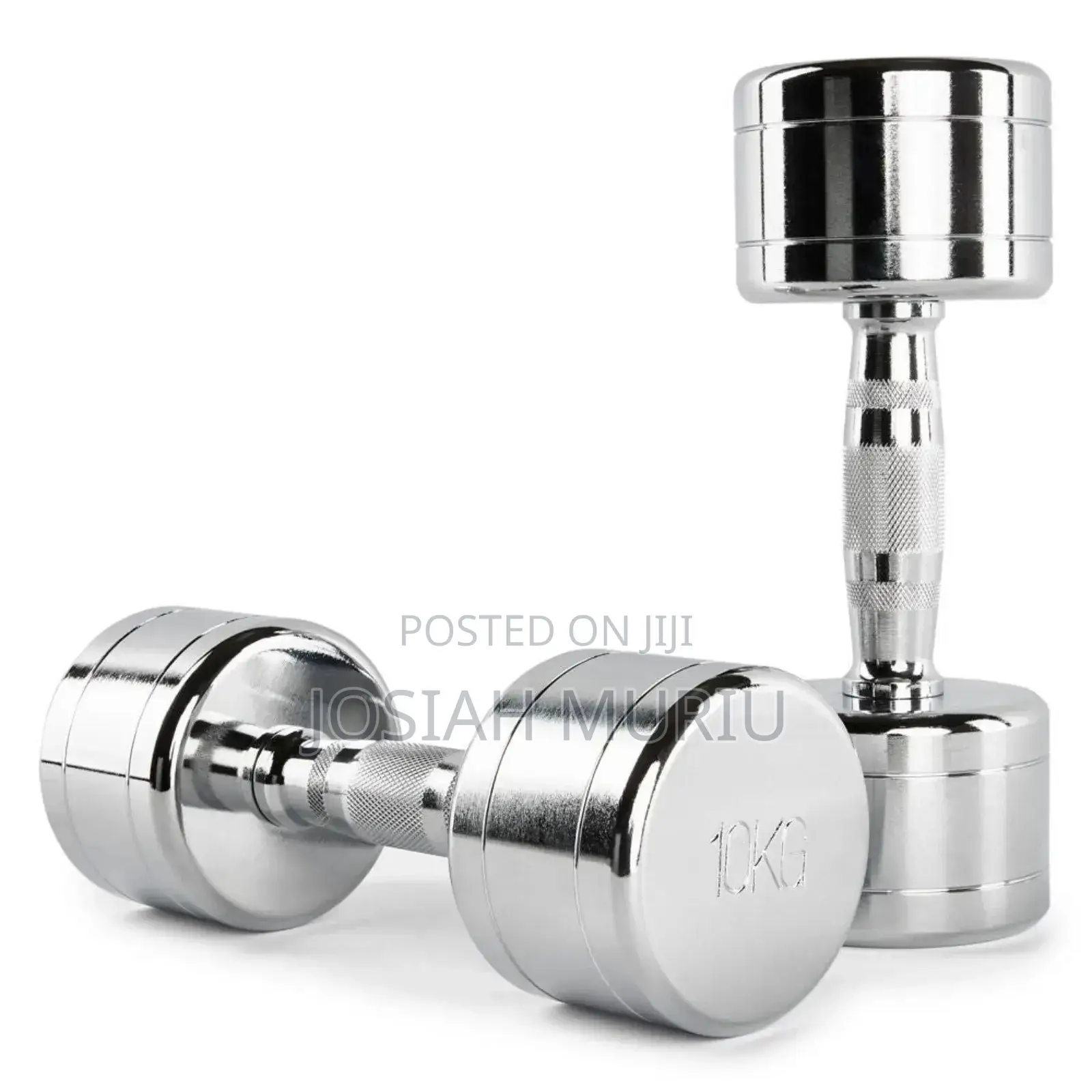 ,10kg Chrome Dumbbells (Ctn Package)