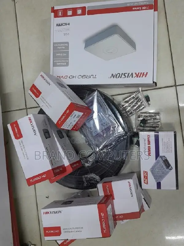 Eight Full Kit 8 Channel Hikvision With 8 CCTV Cameras