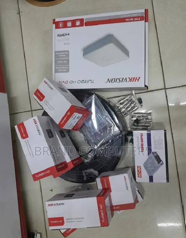 Hikvision 8 Channel Full Package CCTV Camera With Night Vision