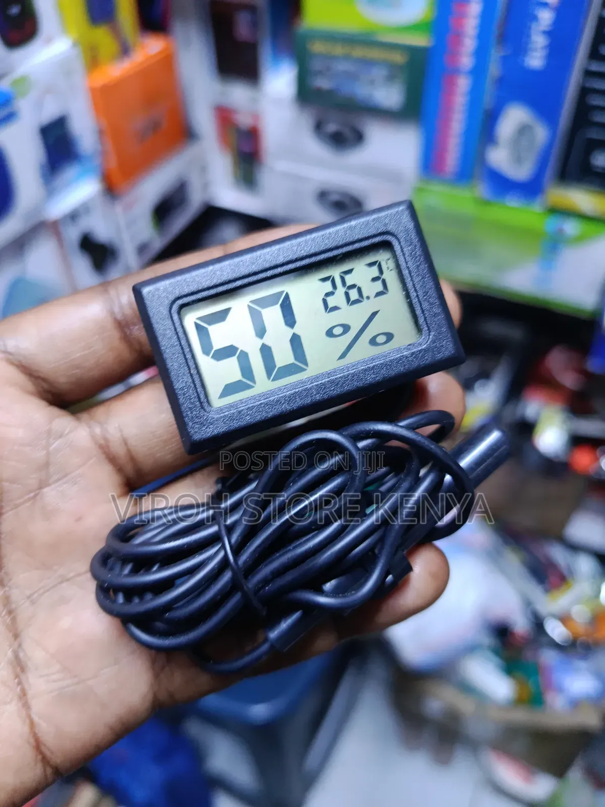 Digital Lcd Thermometer Hygrometer Humidity Temperature Meter Indoor
