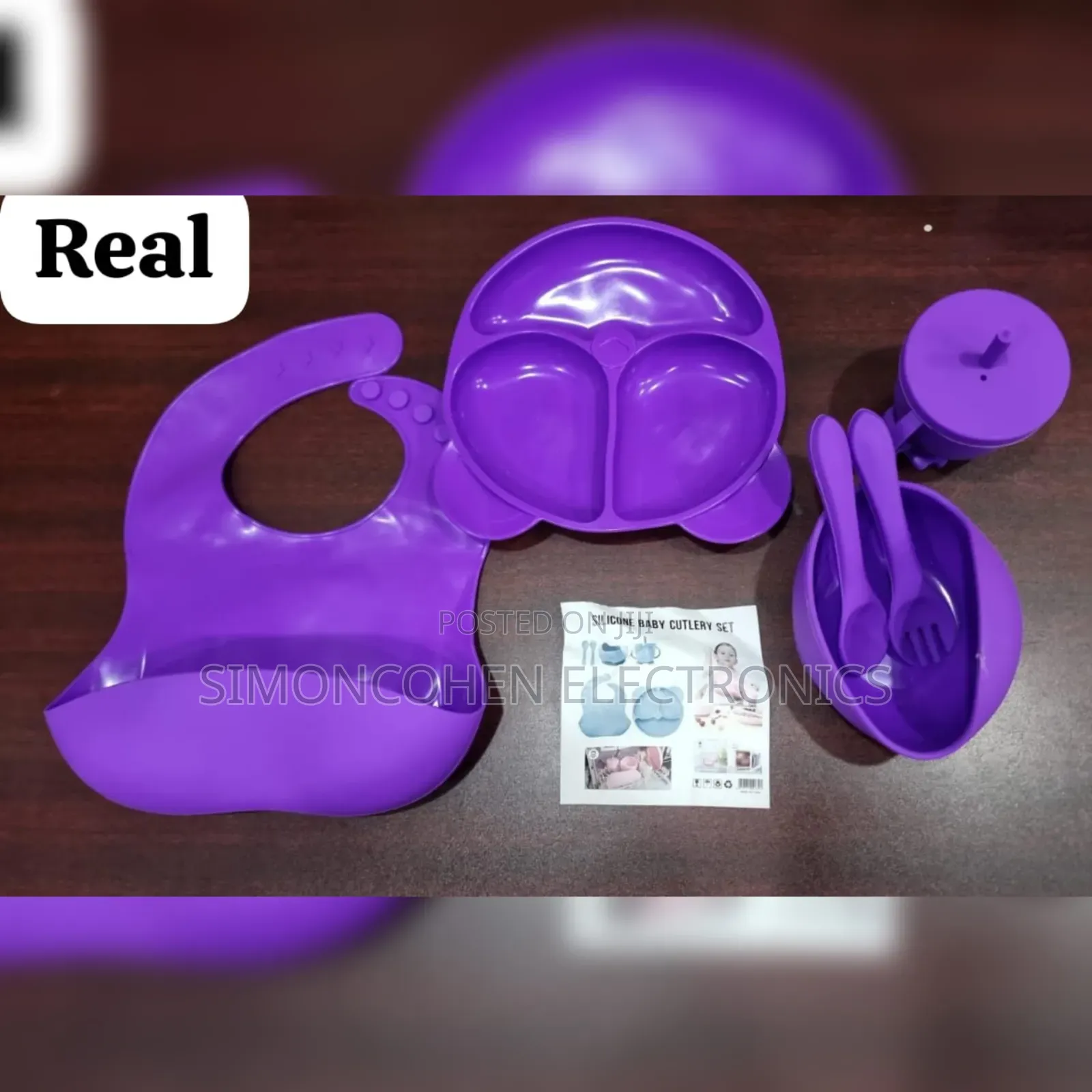 6pcs Silicone Baby Feeding Cutlery Set