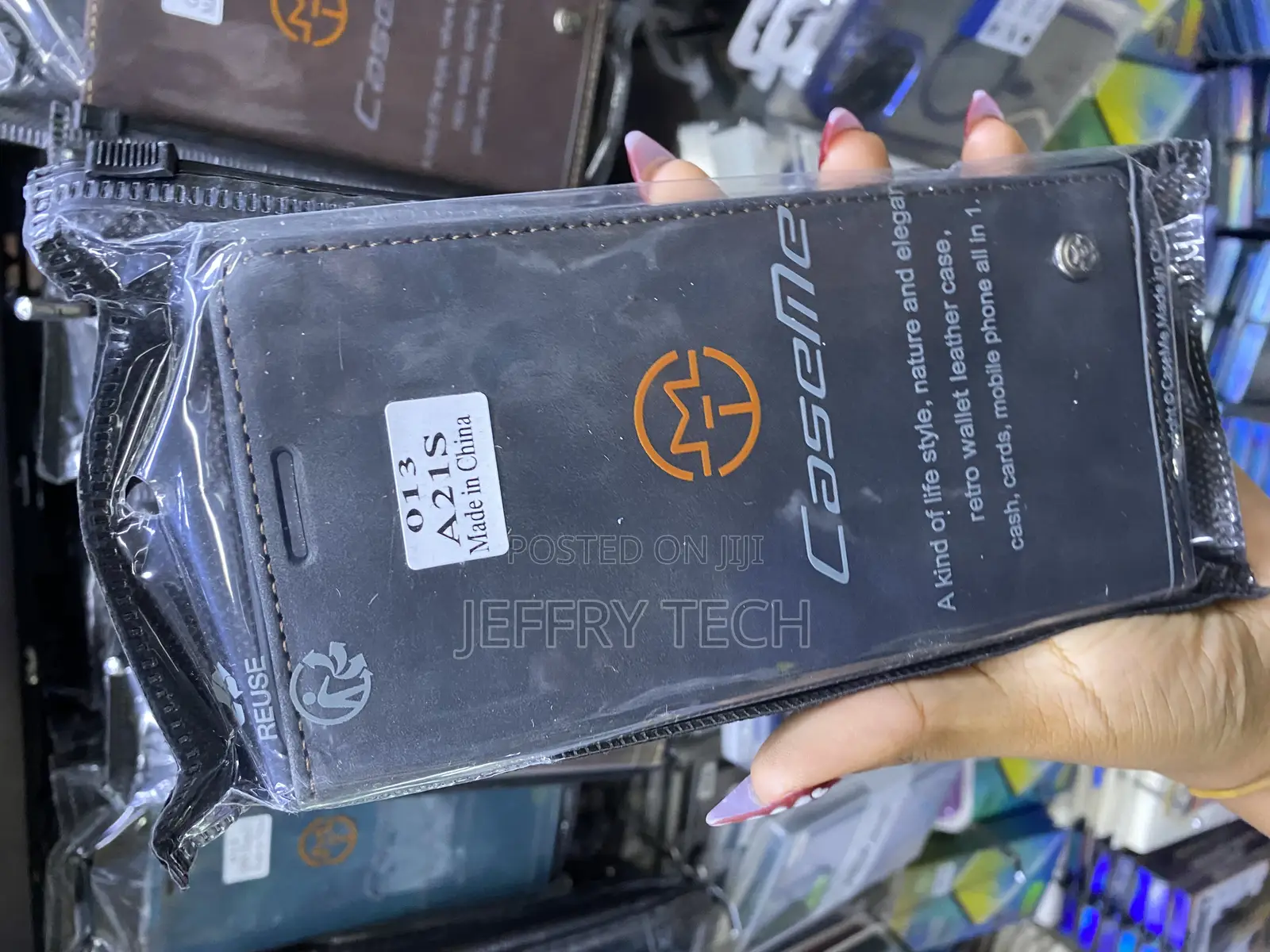 Niksear Samsung Galaxy A21s Wallet Leather Magnetic Flip Case