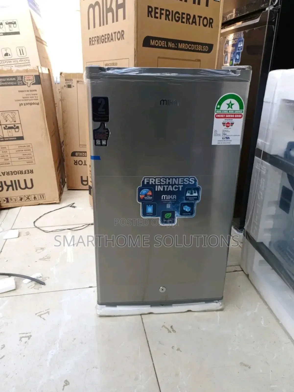 Mika 92l Single Door Fridge ,Energy Efficient
